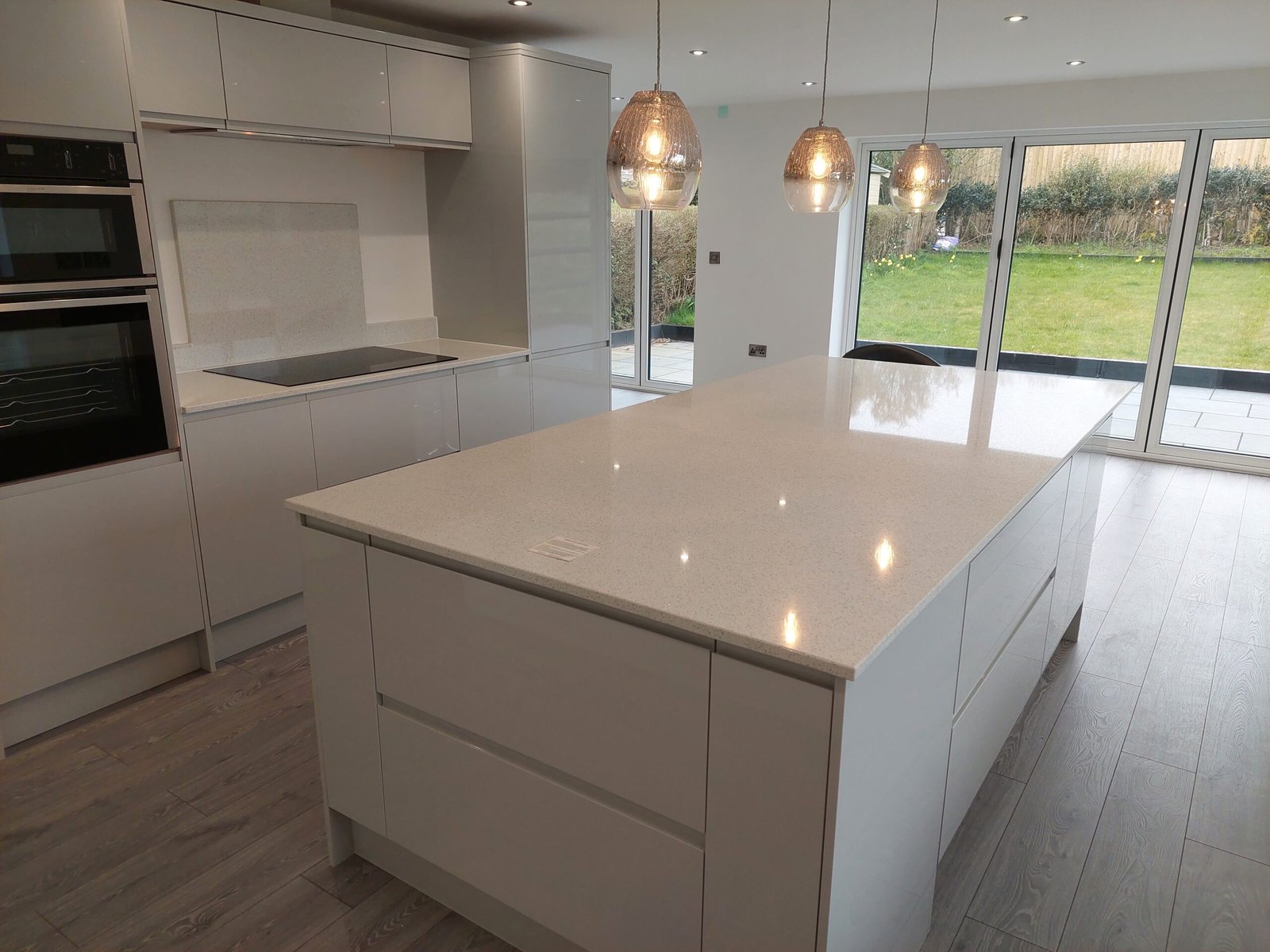Bespoke granite and quartz worktop installation